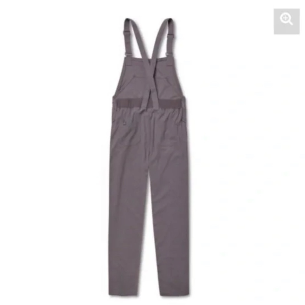 Flylow Womens Life Bib Overalls Tan/Grey color - Picture 4 of 8